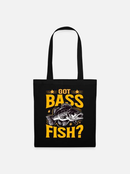 Haben Sie Barschfische? - Stoffbeutel - Schwarz