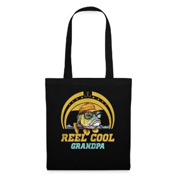 Moulinet Cool Grandpa - Sac en tissu - noir - Devant