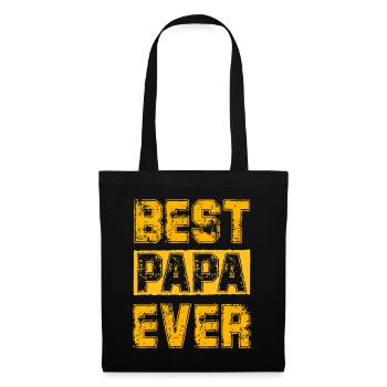 Bester Papa aller Zeiten - Stoffbeutel - Schwarz - Vorne