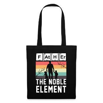 Père le noble élément - Sac en tissu - noir - Devant