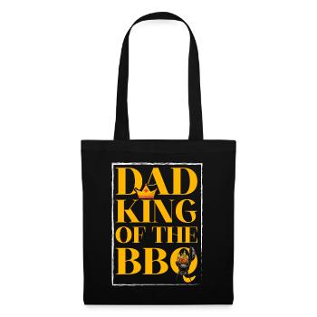 Dad King of the BBQ - Tote Bag - black - Front