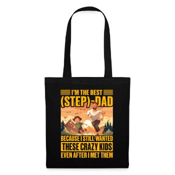I'm the best Step Dad - Tote Bag - black - Front