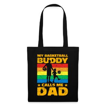 My Basketball Buddy calls me Dad - Tote Bag - black - Front