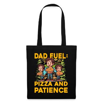 Dad Fuel Pizza and Patience - Tote Bag - black - Front