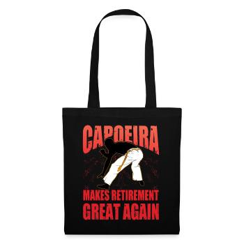 Capoeira makes retirement great again - Tote Bag - black - Front