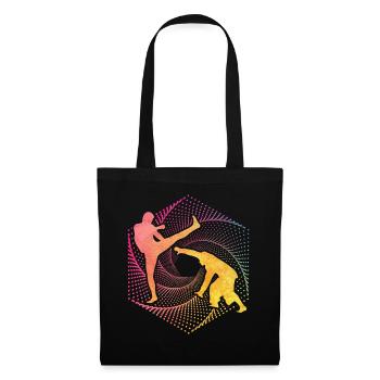 Capoeira - Sac en tissu - noir - Devant