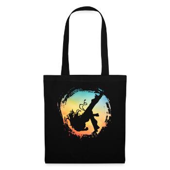 Capoeira - Sac en tissu - noir - Devant