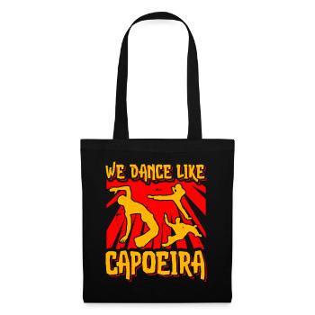 Wir tanzen wie Capoeira - Stoffbeutel - Schwarz - Vorne