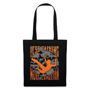 Moins de paroles, plus de Capoeira - Sac en tissu - noir - Devant