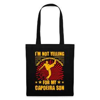 I'm not yelling that's motivational speaking - Tote Bag - black - Front