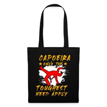 Capoeira : seuls les plus difficiles doivent s’appliquer - Sac en tissu - noir - Devant
