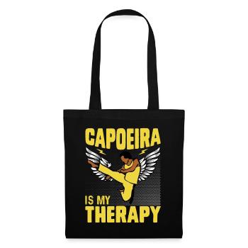 La capoeira est ma thérapie - Sac en tissu - noir - Devant