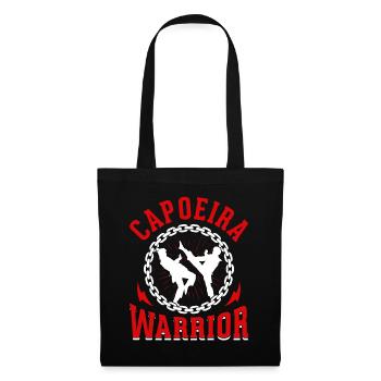 Guerrier de Capoeira - Sac en tissu - noir - Devant