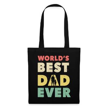 World's Best Dad Ever - Tote Bag - black - Front
