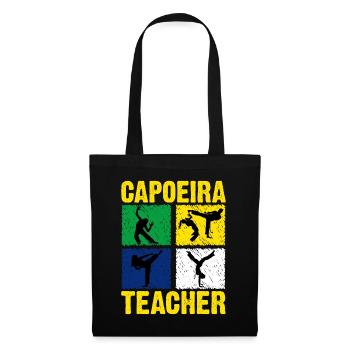 Professeur de capoeira - Sac en tissu - noir - Devant