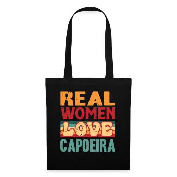 Les vraies femmes aiment la capoeira - Sac en tissu - noir - Devant