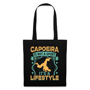 La capoeira, ce n’est pas un sport, c’est un mode de vie - Sac en tissu - noir - Devant