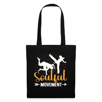 Mouvement émouvant - Sac en tissu - noir - Devant