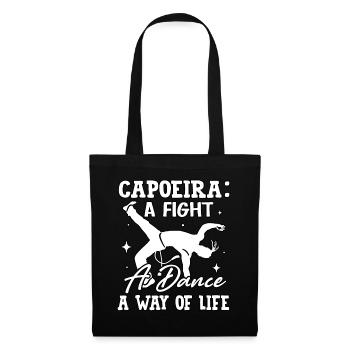Capoeira a fight a dance a way of life - Tote Bag - black - Front