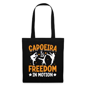 Capoeira is freedom in motion - Tote Bag - black - Front