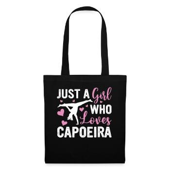 Just a Girl who loves Capoeira - Tote Bag - black - Front