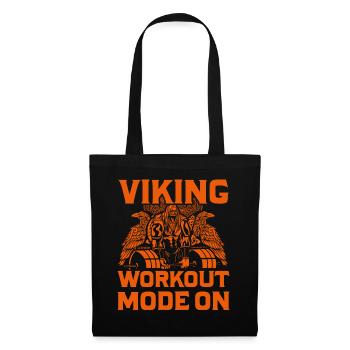 Viking Workout Modus Ein - Stoffbeutel - Schwarz - Vorne