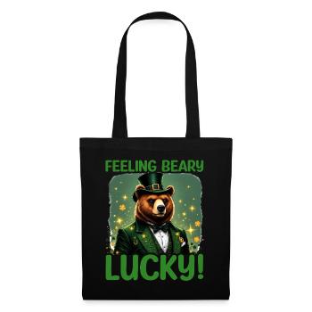 Se sentir chanceux - Sac en tissu - noir - Devant
