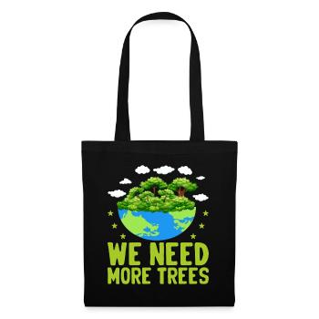 Nous avons besoin de plus d’arbres - Sac en tissu - noir - Devant