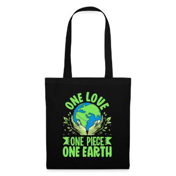 One Love One Earth - Tote Bag - black - Front