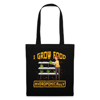 I grow food Hydroponics - Tote Bag - black - Front