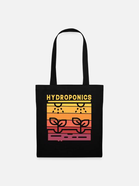 Hydroponik - Stoffbeutel - Schwarz
