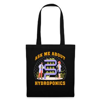 Ask me about Hydroponics - Tote Bag - black - Front