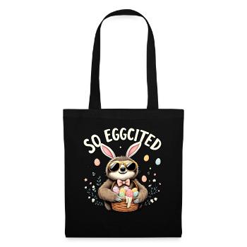 So Eggcited - Tote Bag - black - Front