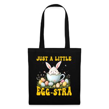 Just a little Egg-stra - Tote Bag - black - Front