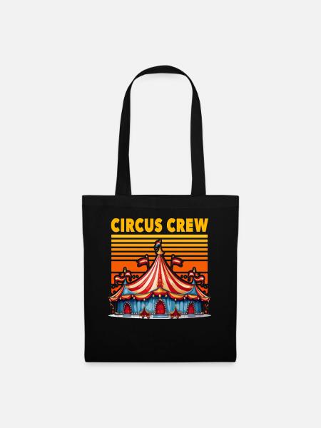 Zirkus-Crew - Stoffbeutel - Schwarz