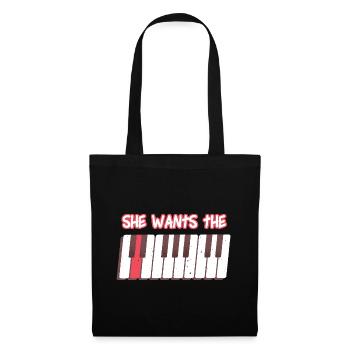 Piano Piano Électrique Piano Piano Debout Piano - Sac en tissu - noir - Devant
