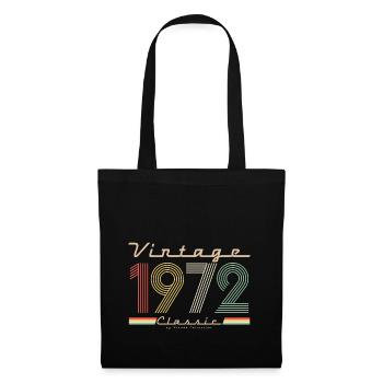 Vintage Classique 1972 - Sac en tissu - noir - Devant
