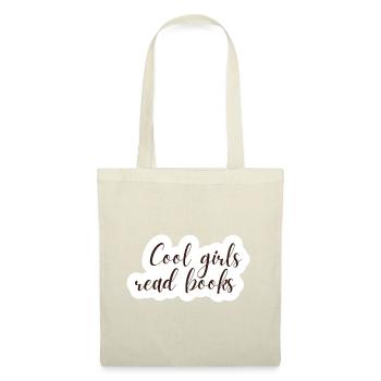 Cool Girls Read Books impression offset - Sac en tissu - nature - Devant
