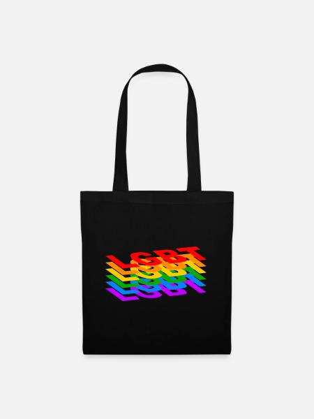 LGBT-Personen - Stoffbeutel - Schwarz
