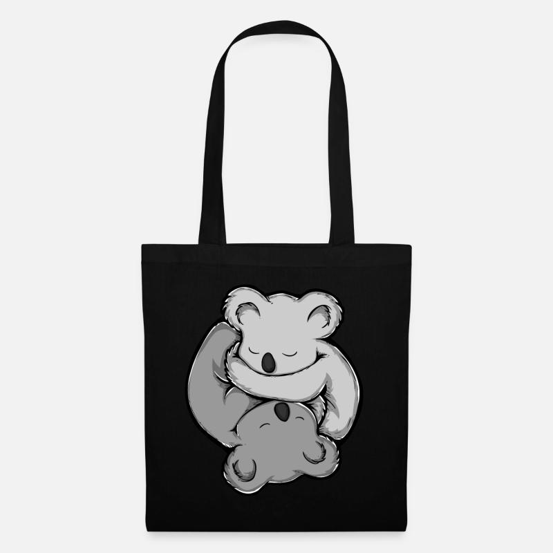 Koala Bear Yin Yang - Tote Bag - black
