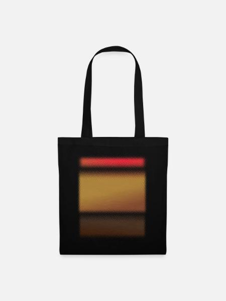 Abstrakte Kunst #6, Mein eigenes Rothko-inspiriertes Design - Stoffbeutel - Schwarz