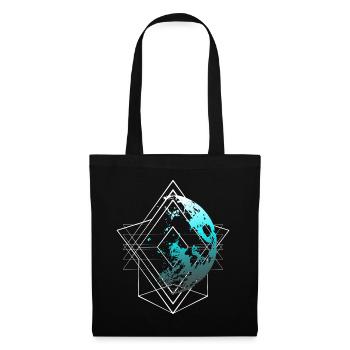 Abstract with moon - Tote Bag - black - Front