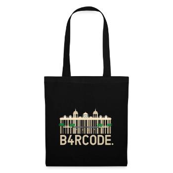 B4RCODE. Monaco - Sac en tissu - noir - Devant