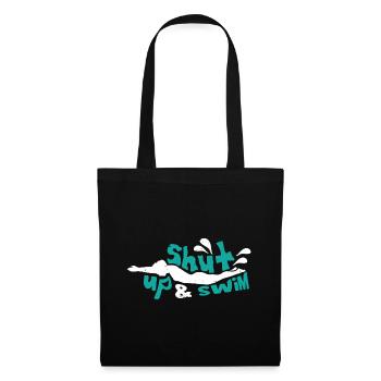 Swimmers Swimming 50 meters track Breaststroke - Tote Bag - black - Front