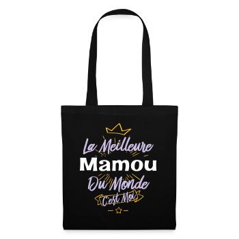 La meilleure mamou du monde - Sac en tissu - noir - Devant