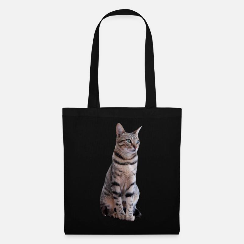Katze Katzen Kätzchen Katzenshirt Geschenk - Stoffbeutel - Schwarz