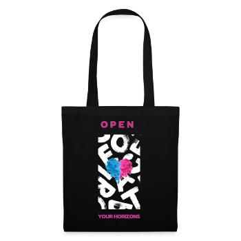 Open your horizons - Tote Bag - black - Front