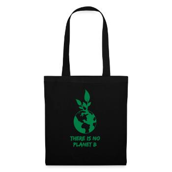 no planet b - Tote Bag - black - Front