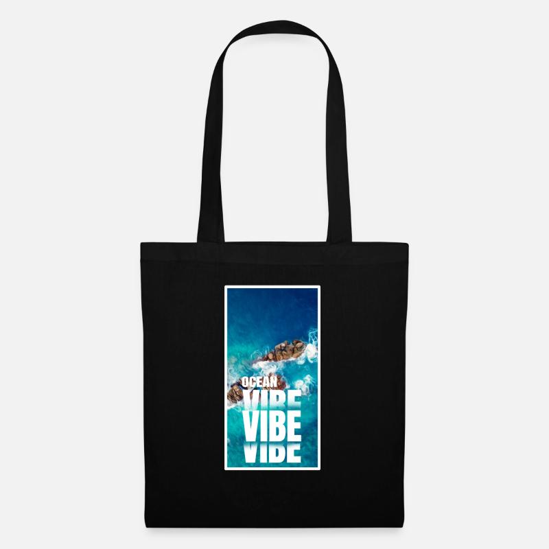 Ocean Vibe - Stoffbeutel - Schwarz