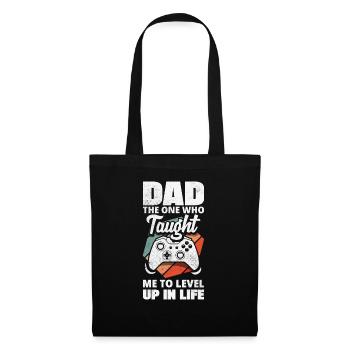 Papa Celui qui m’a appris à niveler ma vie - Sac en tissu - noir - Devant